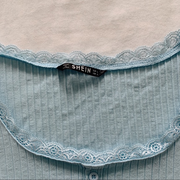 SHEIN lace button up top! - Picture 2 of 2
